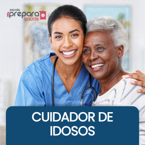 Curso de formação profissional de Cuidador de Idosos. Laboratório equipado e professores especializados na área.